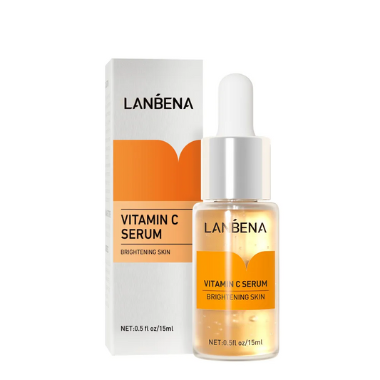 LANBENA Vitamin C Facial Serum Anti Aging Skin Whitening Dark Spots and Freckles - OZAXU